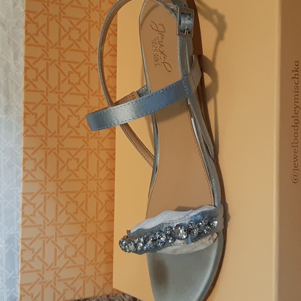 Blue Badgley Mischka Sandals
